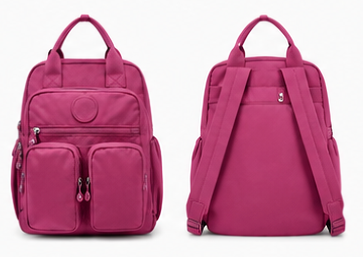 Nylon School Backpack