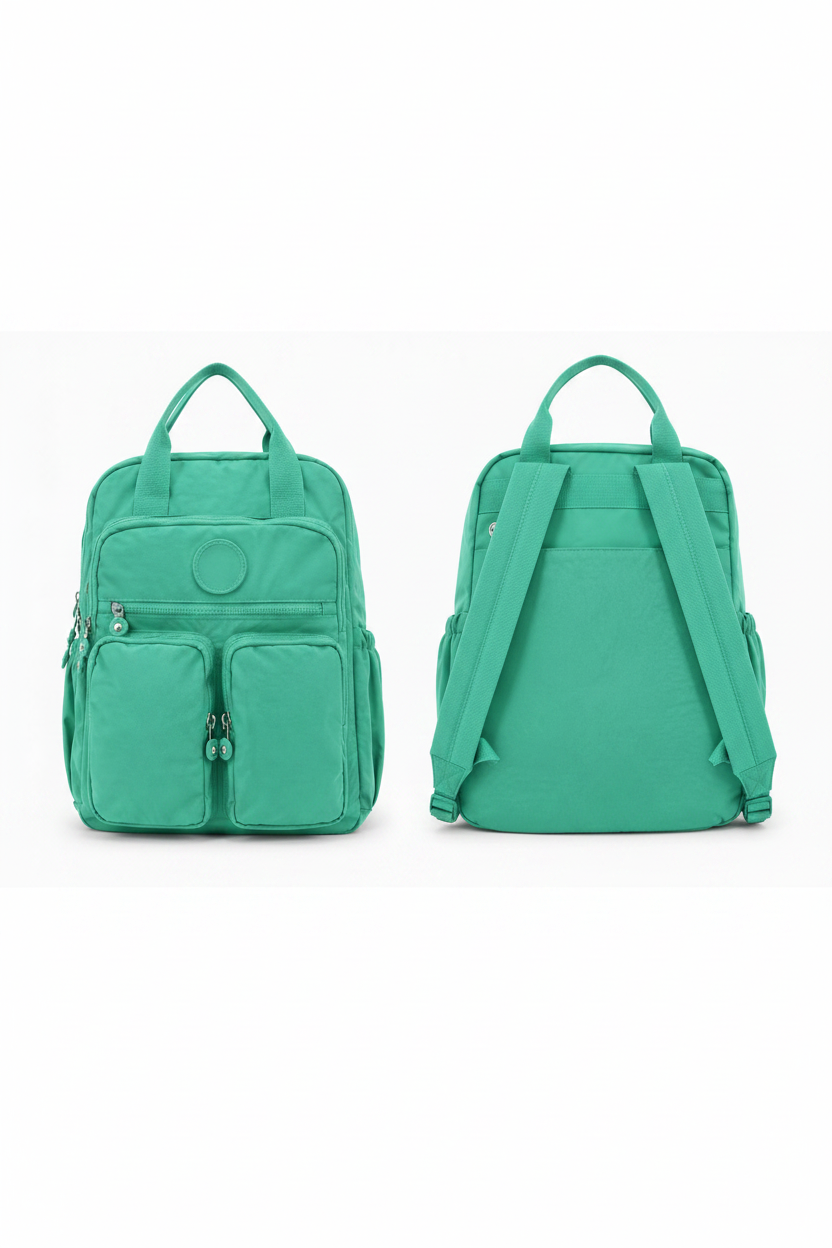 Nylon School Backpack