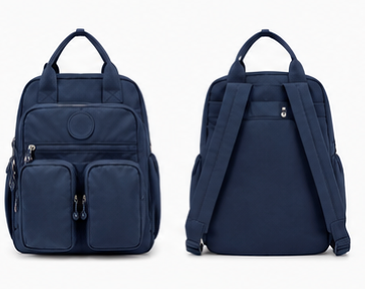 Nylon School Backpack