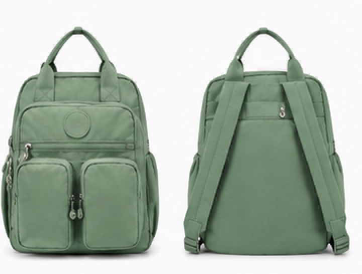 Nylon School Backpack