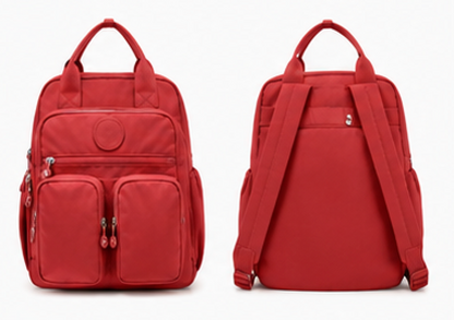 Nylon School Backpack