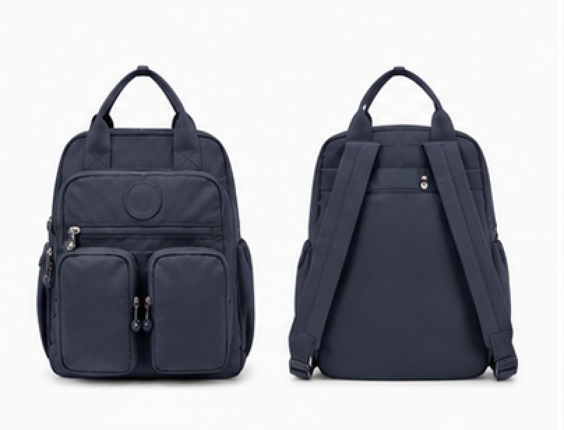 Nylon School Backpack