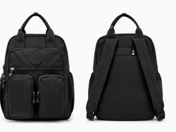 Nylon School Backpack