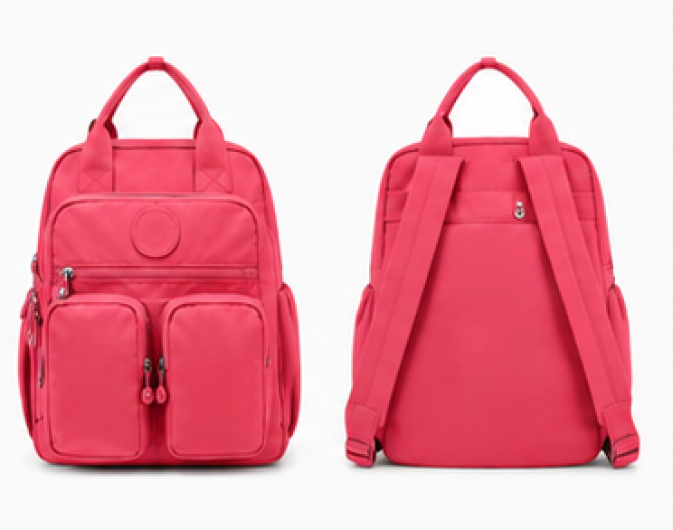 Nylon School Backpack